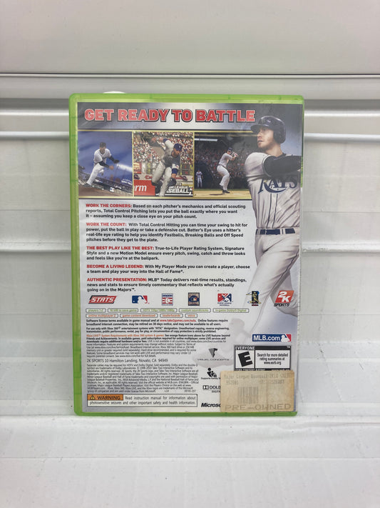 Major League Baseball 2K10 - Xbox 360