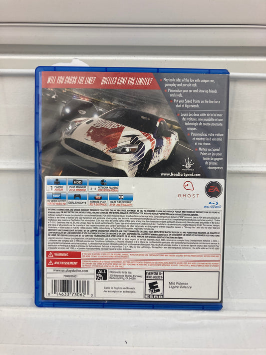 Need for Speed Rivals - Playstation 4