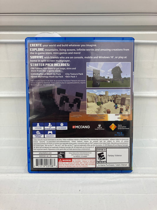 Minecraft Starter Collection - Playstation 4