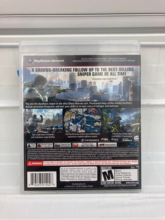 Sniper Ghost Warrior 2 - Playstation 3