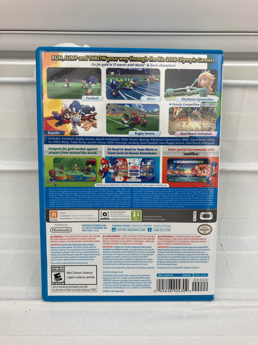 Mario & Sonic at the Rio 2016 Olympic Games - Wii U