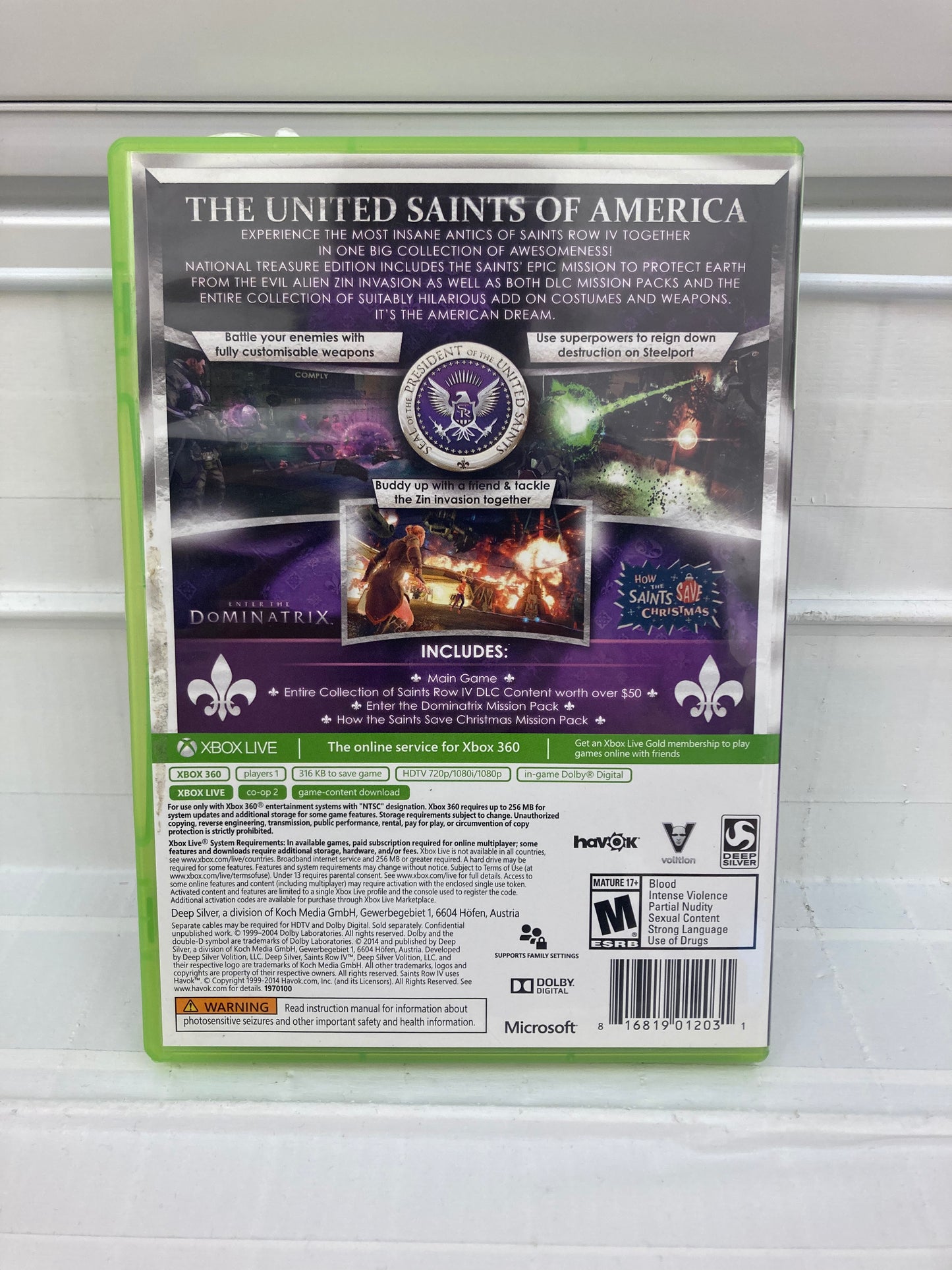 Saints Row IV: National Treasure Edition - Xbox 360