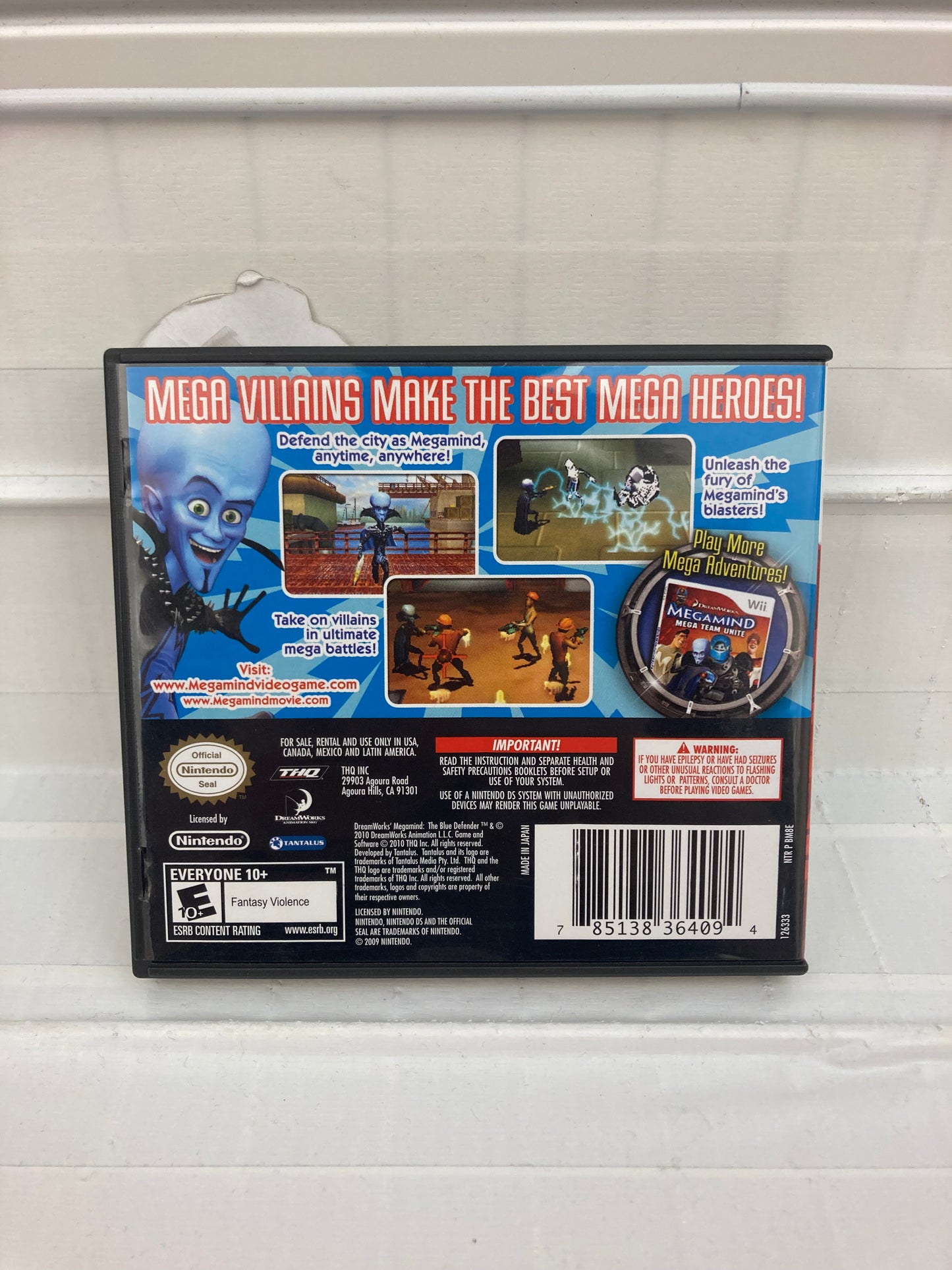 MegaMind: The Blue Defender - Nintendo DS