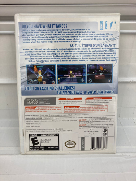 Minute to Win It - Wii