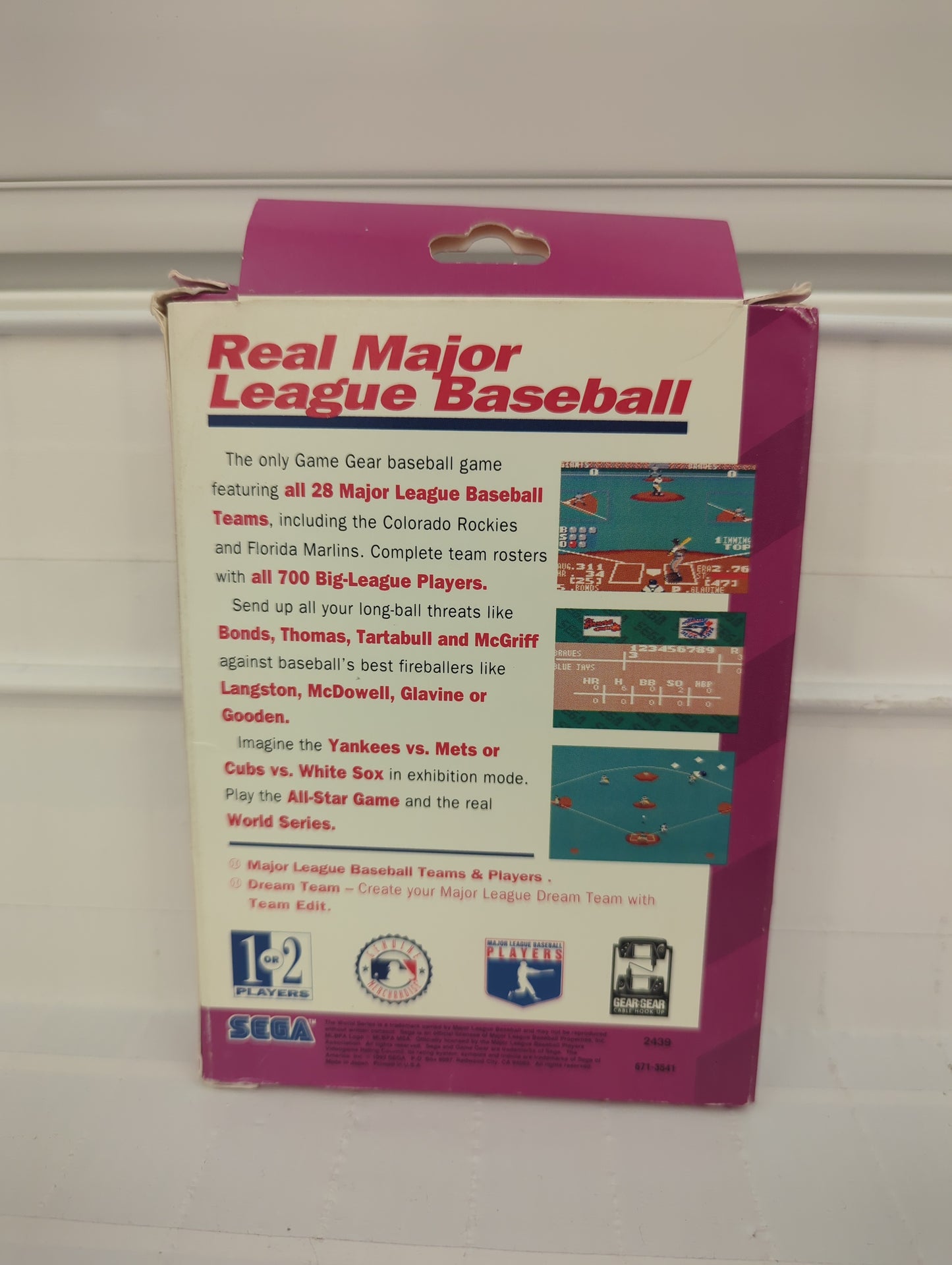 World Series Baseball - Sega Game Gear