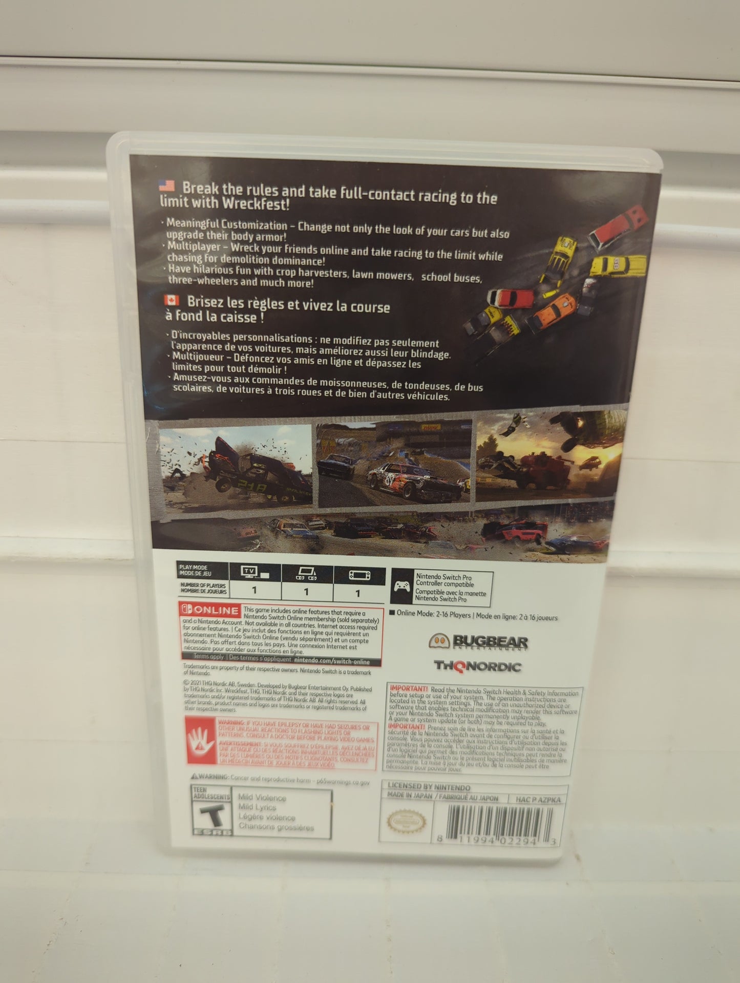 Wreckfest - Nintendo Switch