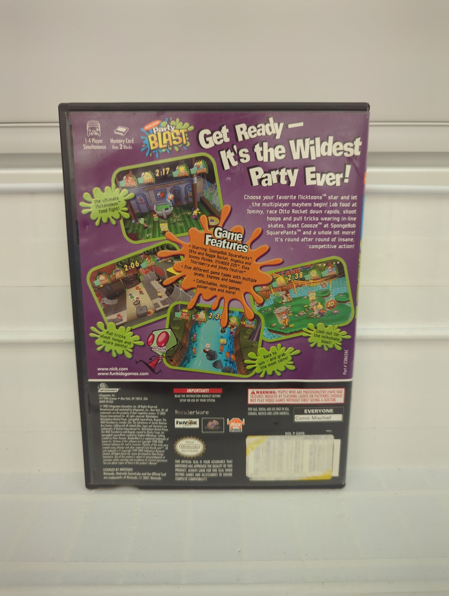 Nickelodeon Party Blast - Gamecube