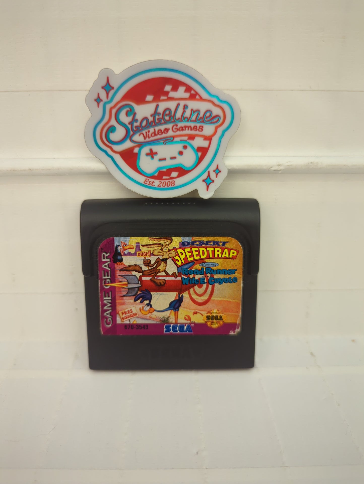 Desert Speedtrap Starring Road Runner and Wile E Coyote - Sega Game Gear