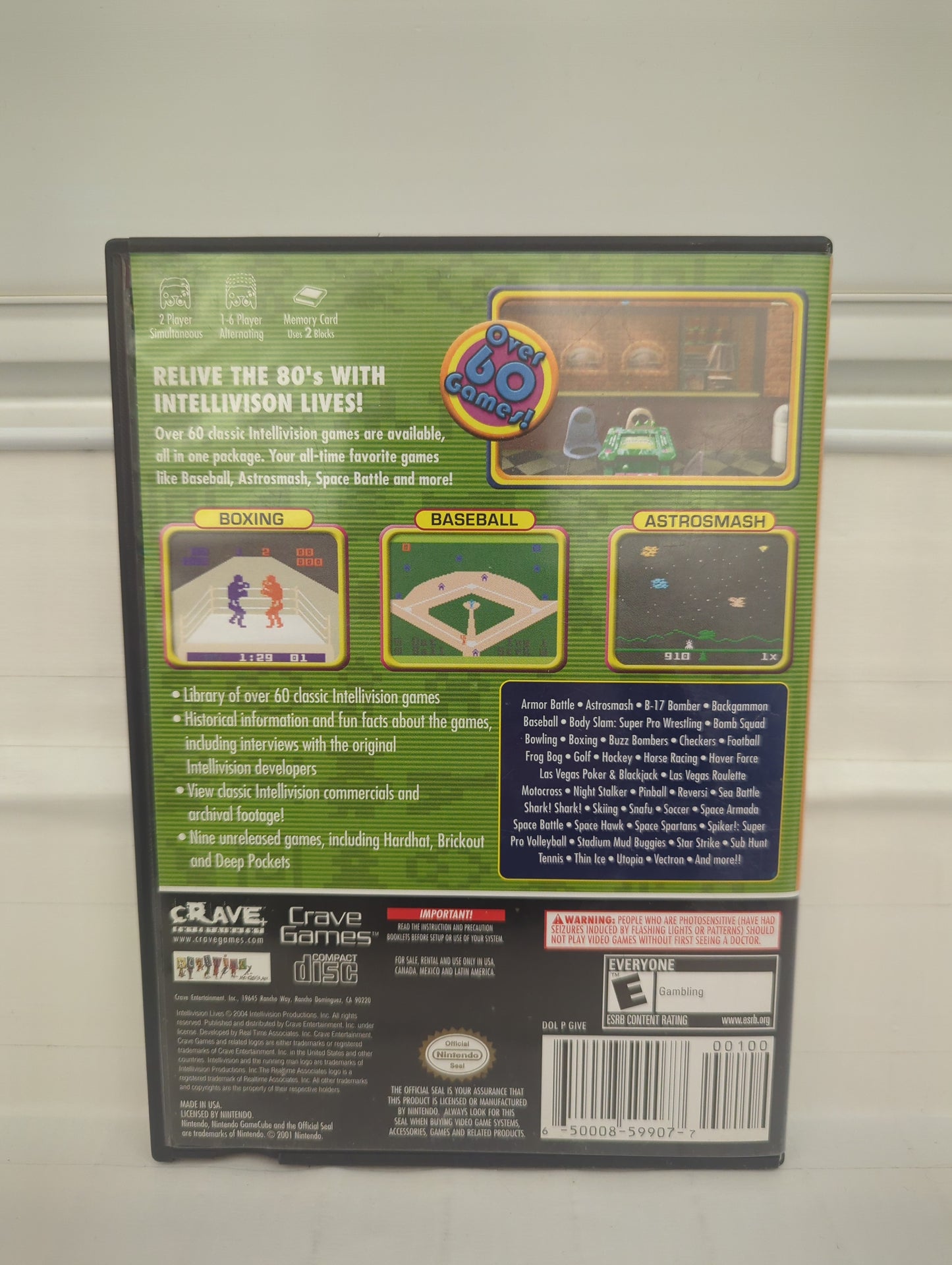 Intellivision Lives - Gamecube