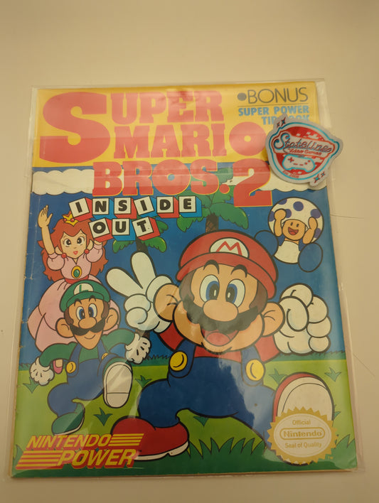 Super Mario Bros 2 Inside Out Part I & II Bundle - Nintendo Power