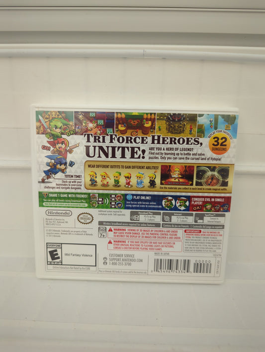 Zelda Tri Force Heroes - Nintendo 3DS
