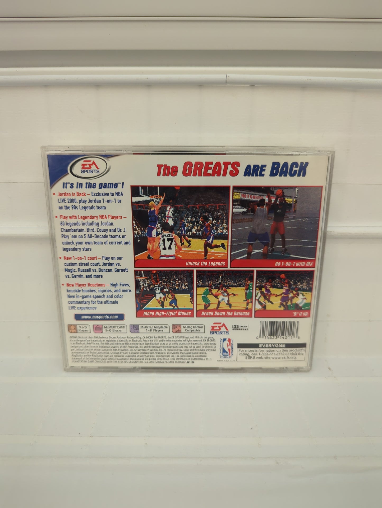 NBA Live 2000 - Playstation