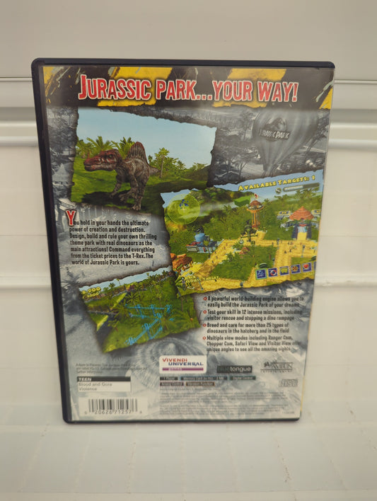 Jurassic Park Operation Genesis - Playstation 2