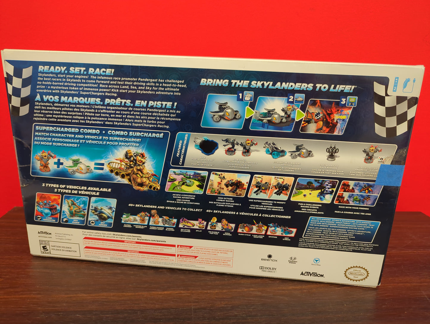 Skylanders SuperChargers: Dark Edition Starter Pack - Wii