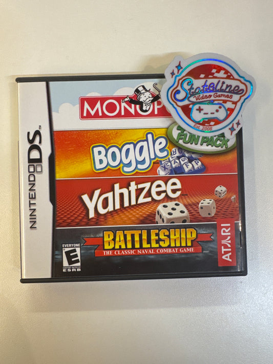 Monopoly / Boggle / Yahtzee / Battleship - Nintendo DS