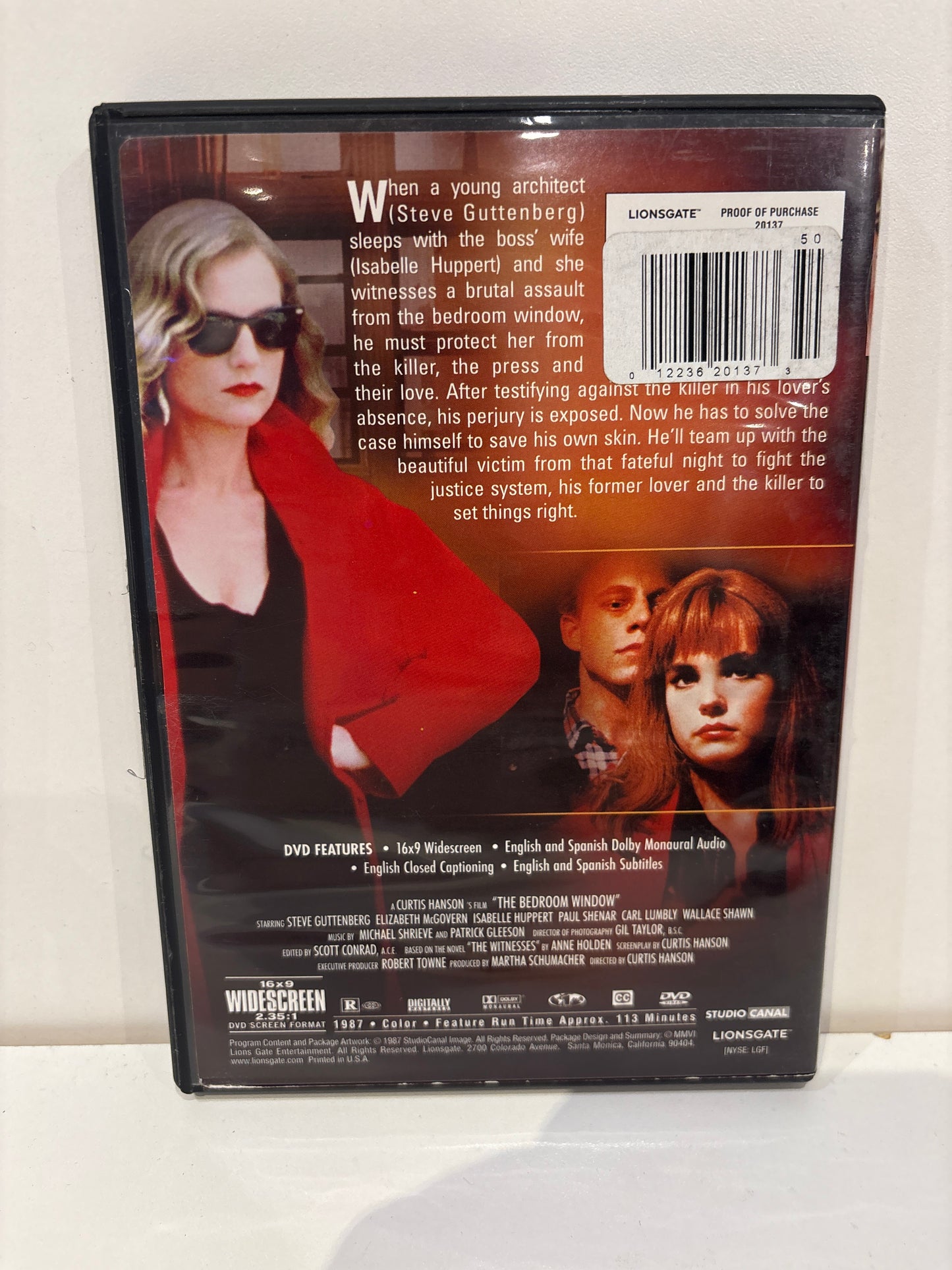 Bedroom Window - DVD