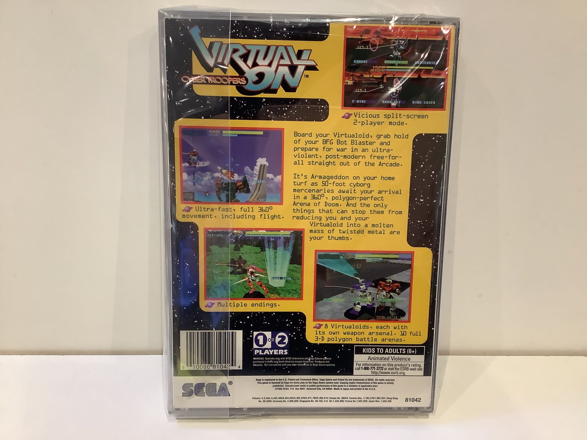 Virtual On Cyber Troopers pour Sega Saturn occasion - Retro Game Place