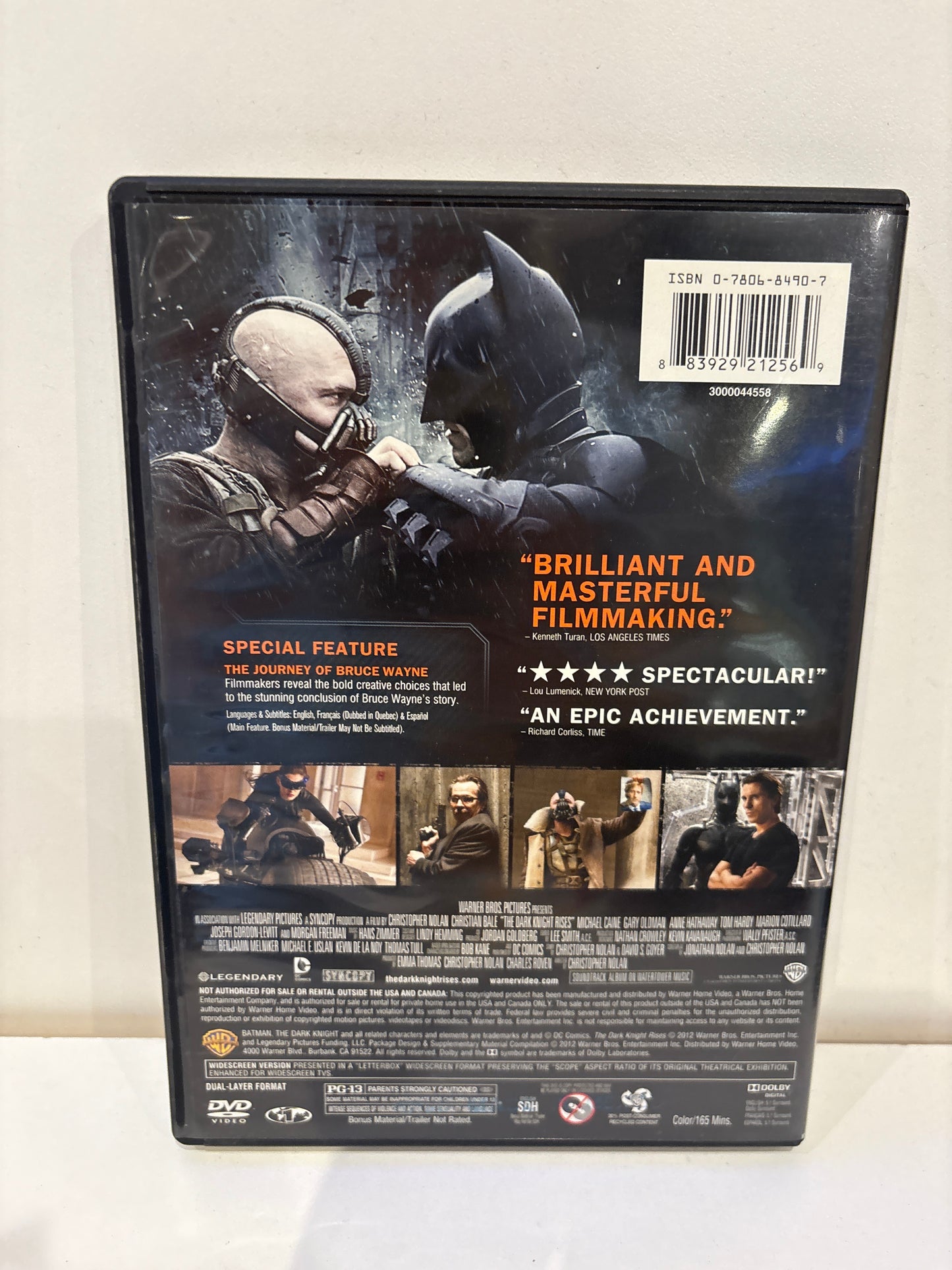 The Dark Knight Rises - DVD
