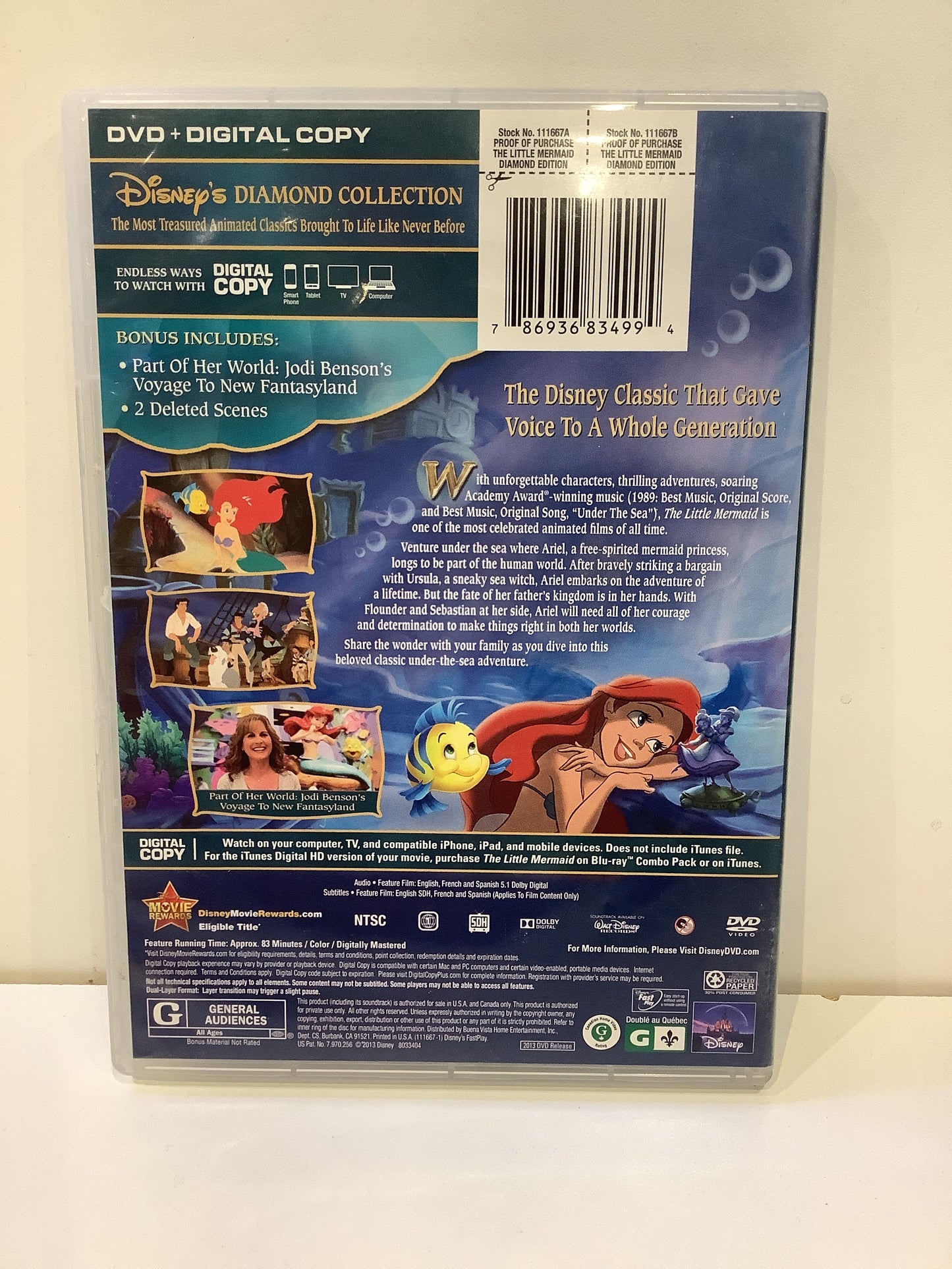 The Little Mermaid - Blu-Ray