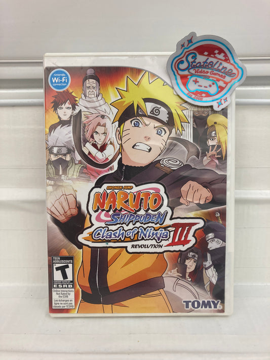 Naruto Shippuden: Clash of Ninja Revolution 3 - Wii