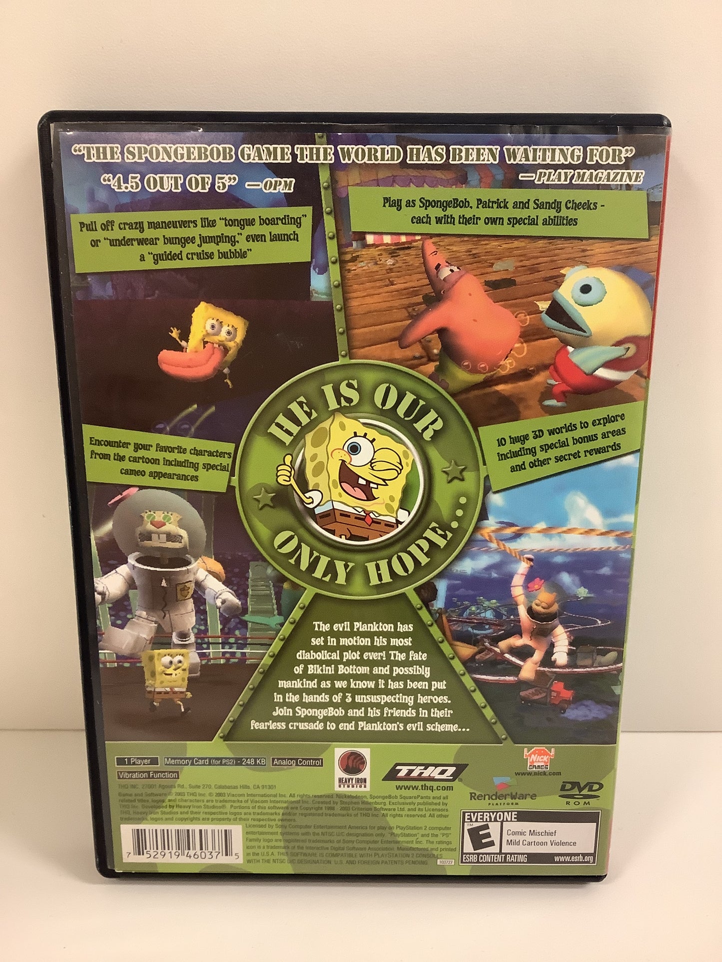 SpongeBob SquarePants Battle for Bikini Bottom [Greatest Hits] - Playstation 2