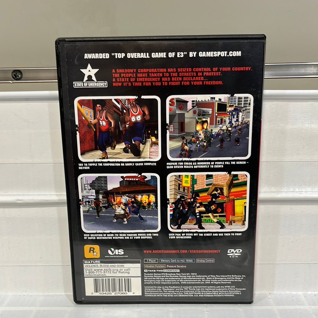 STATE OF EMERGENCY 北米版　PlayStation2 Amazon.com: State of Emergency 2 - PlayStation 2 (Renewed) : Video