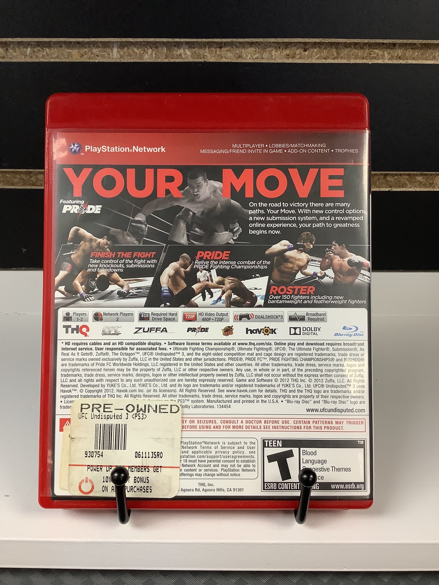 UFC Undisputed 3 [Greatest Hits] - Playstation 3