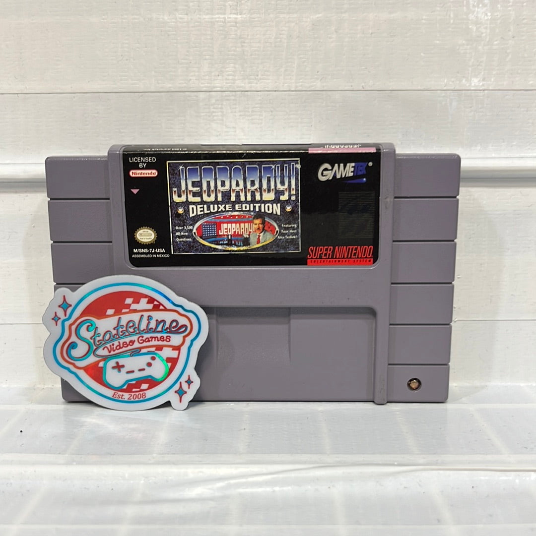 Jeopardy Deluxe Edition - Super Nintendo