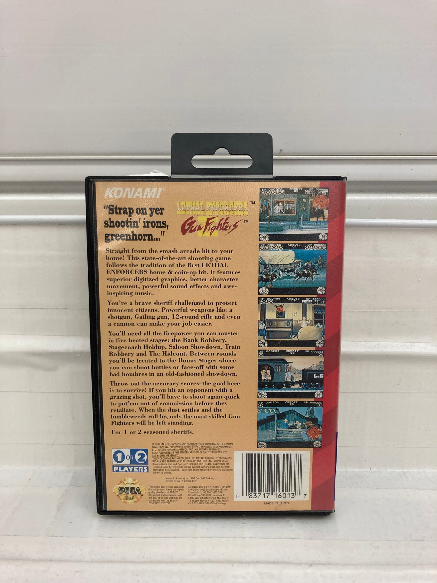 Lethal Enforcers II - Sega Genesis