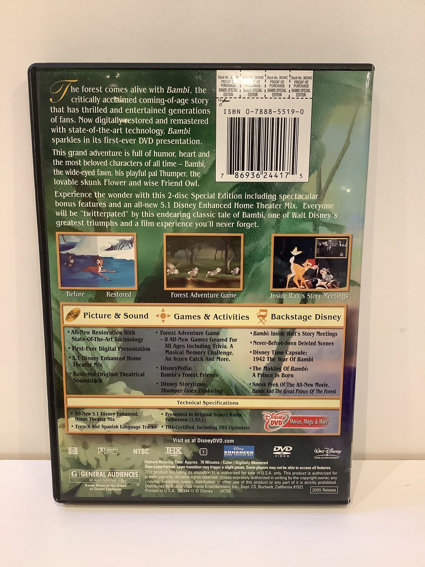 Bambi: 2-Disc Special Edition - DVD