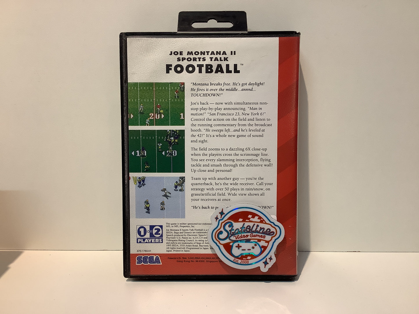 Joe Montana II Sports Talk Football - Sega Genesis