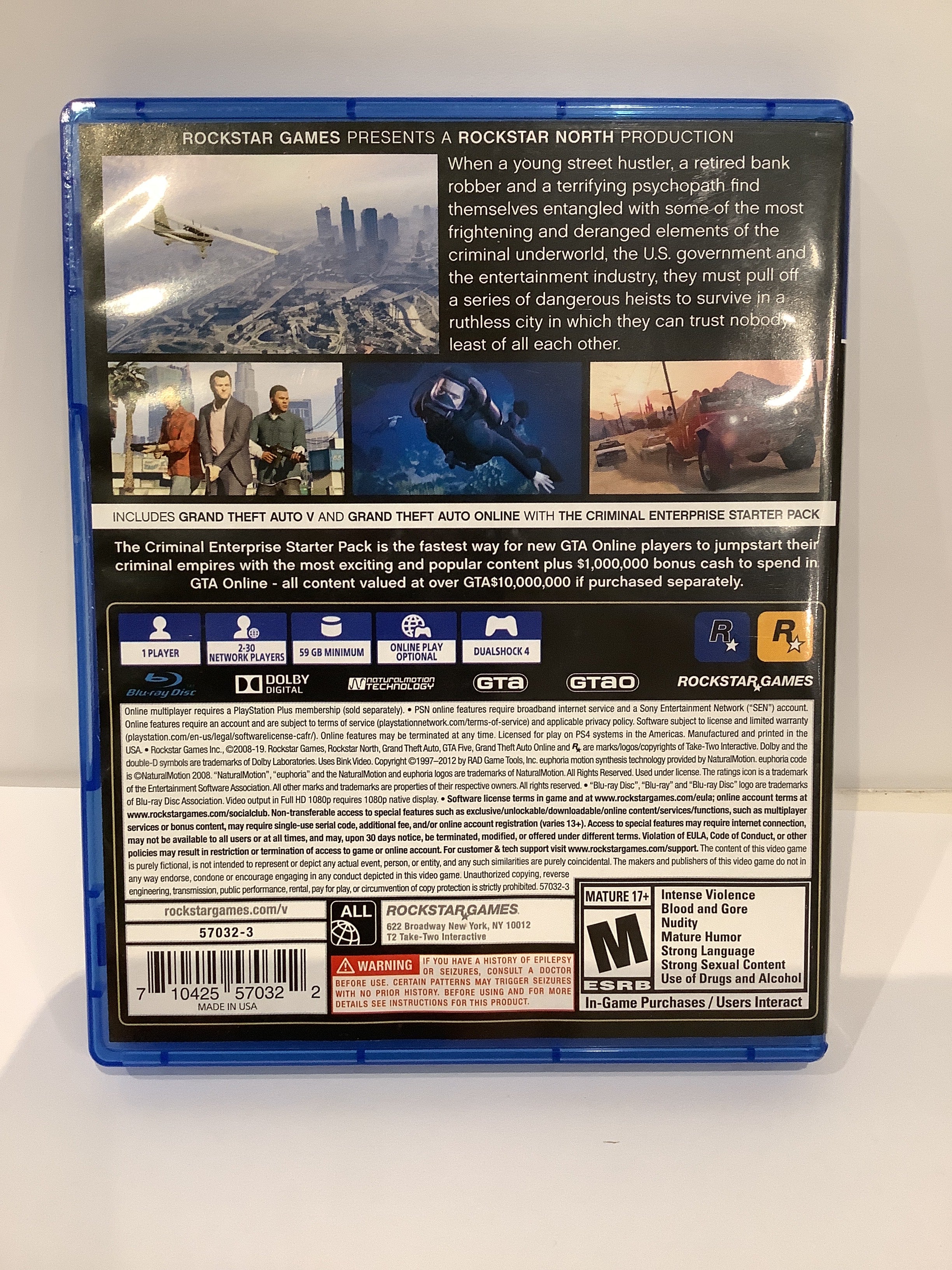Grand Theft Auto V [Premium Edition] - Playstation 4 – Stateline