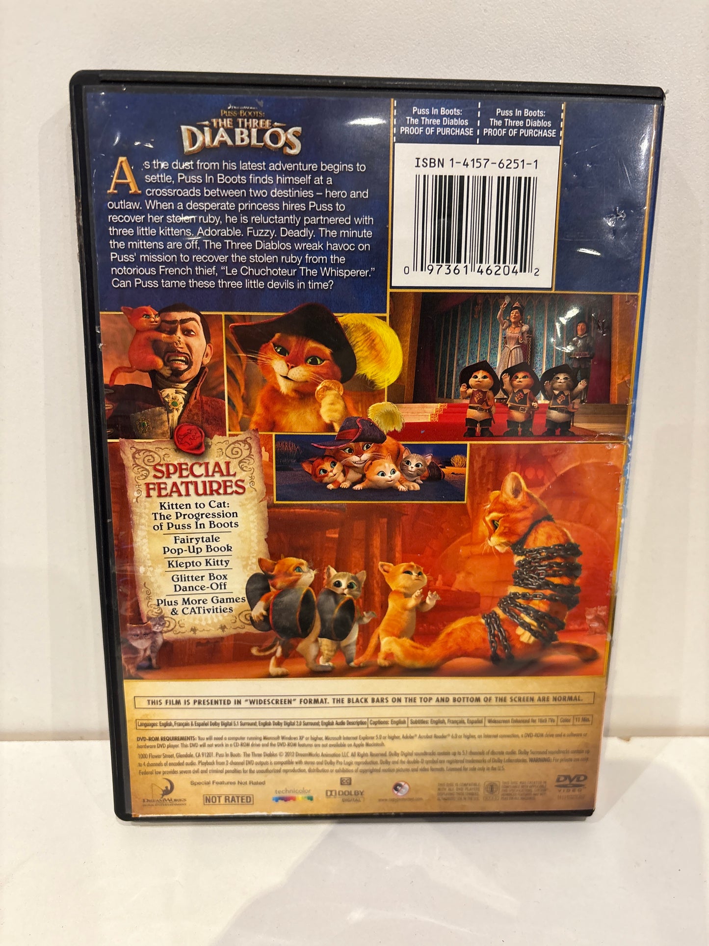 Puss in Boots: The Three Diablos - DVD
