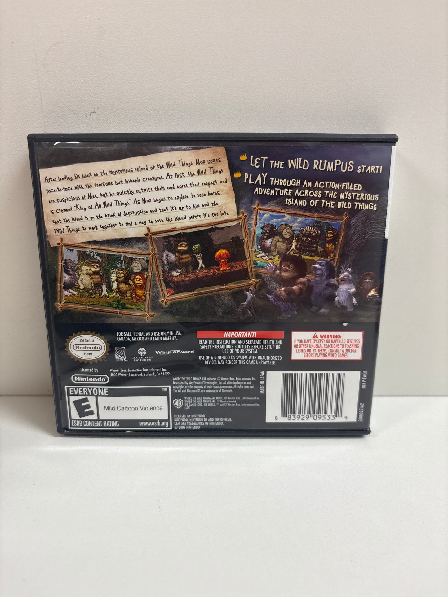 Where the Wild Things Are - Nintendo DS