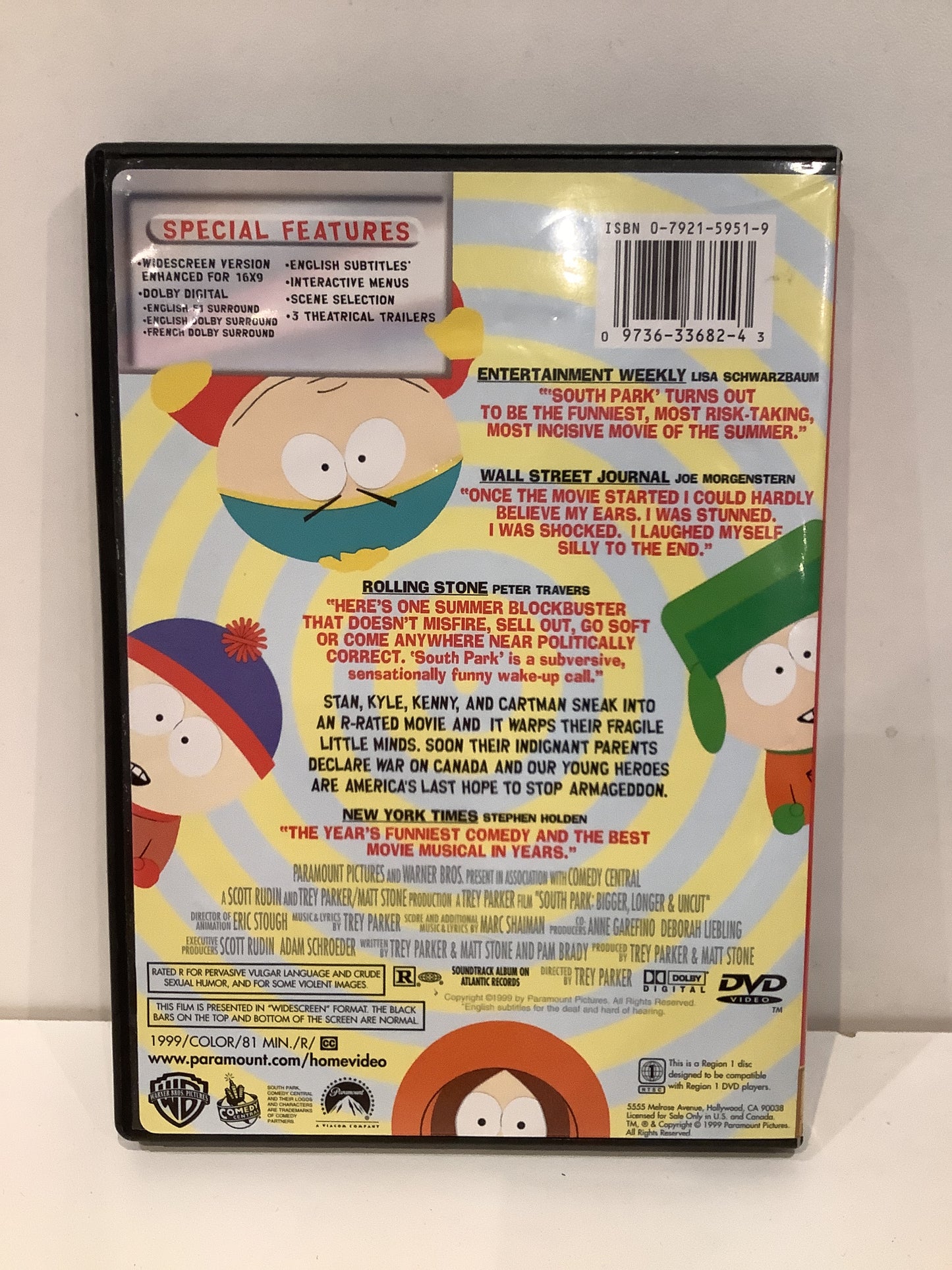 South Park: Bigger, Longer & Uncut - DVD