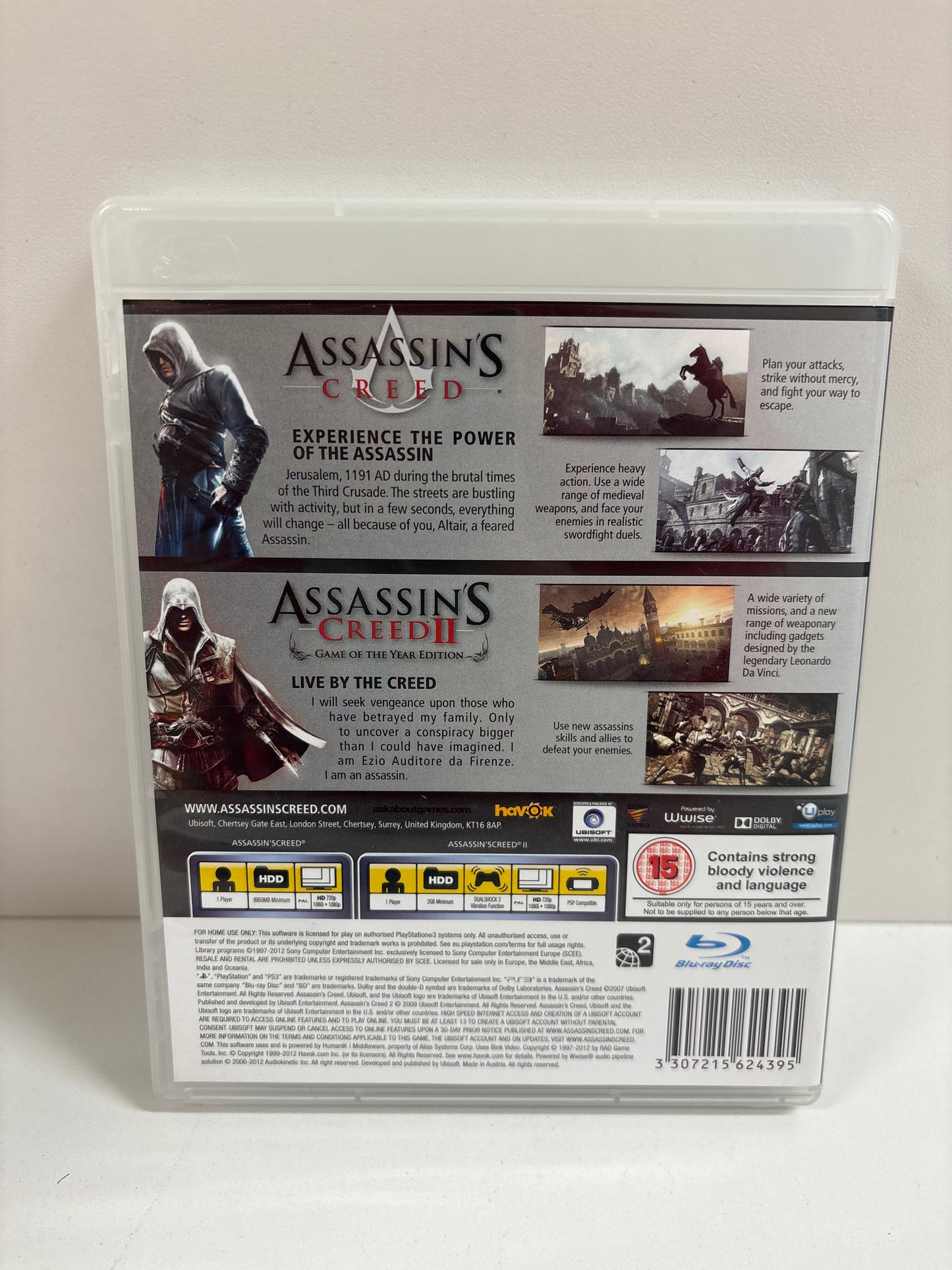 Assassin's Creed II: Game of the Year + Assassin's Creed [PAL] - PlayStation 3