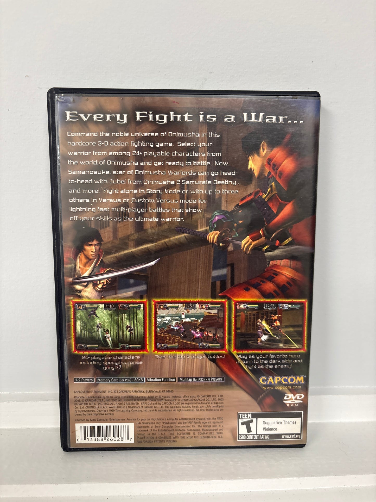 Onimusha Blade Warriors - Playstation 2
