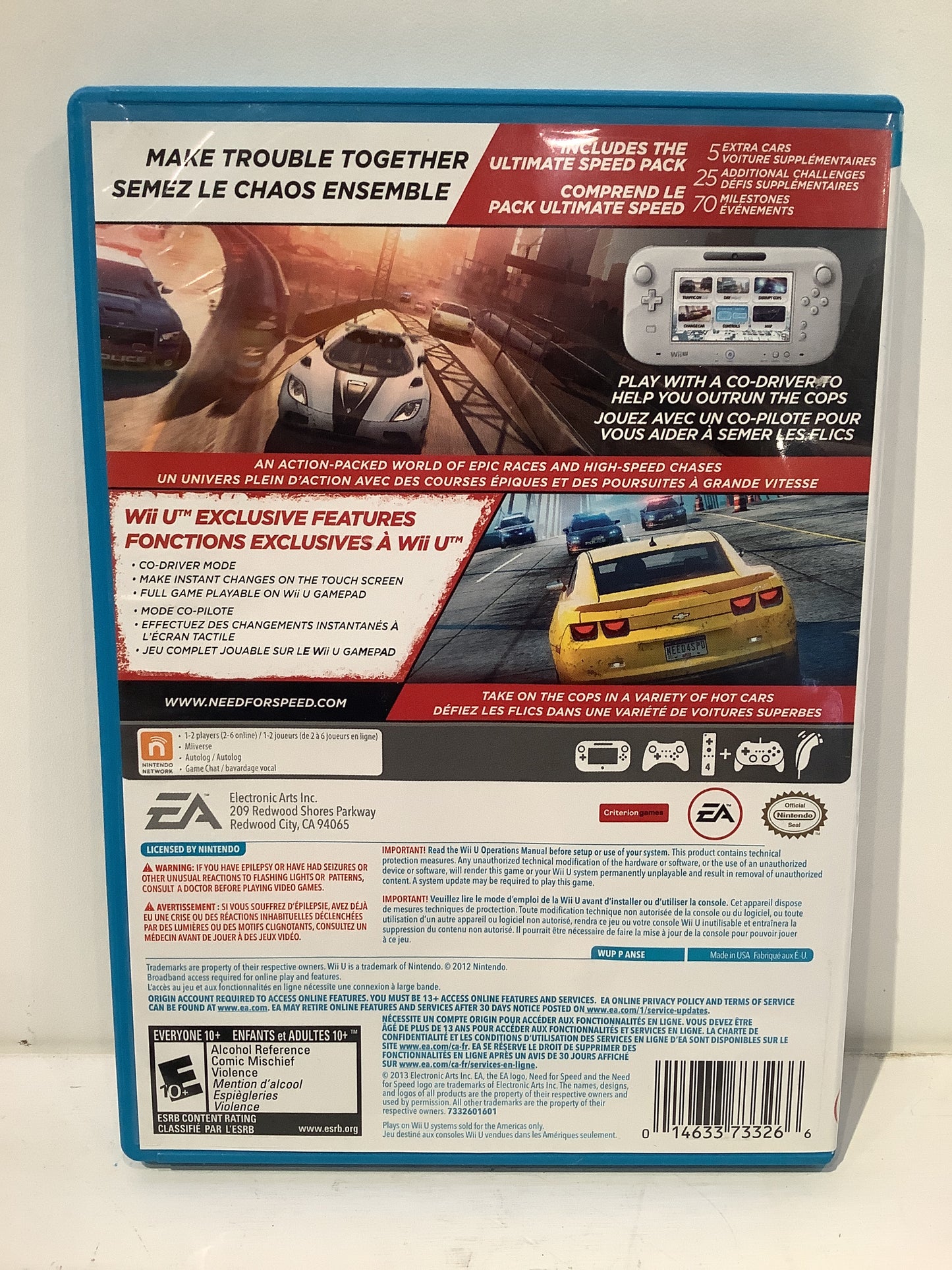 Need for Speed Most Wanted - Wii U