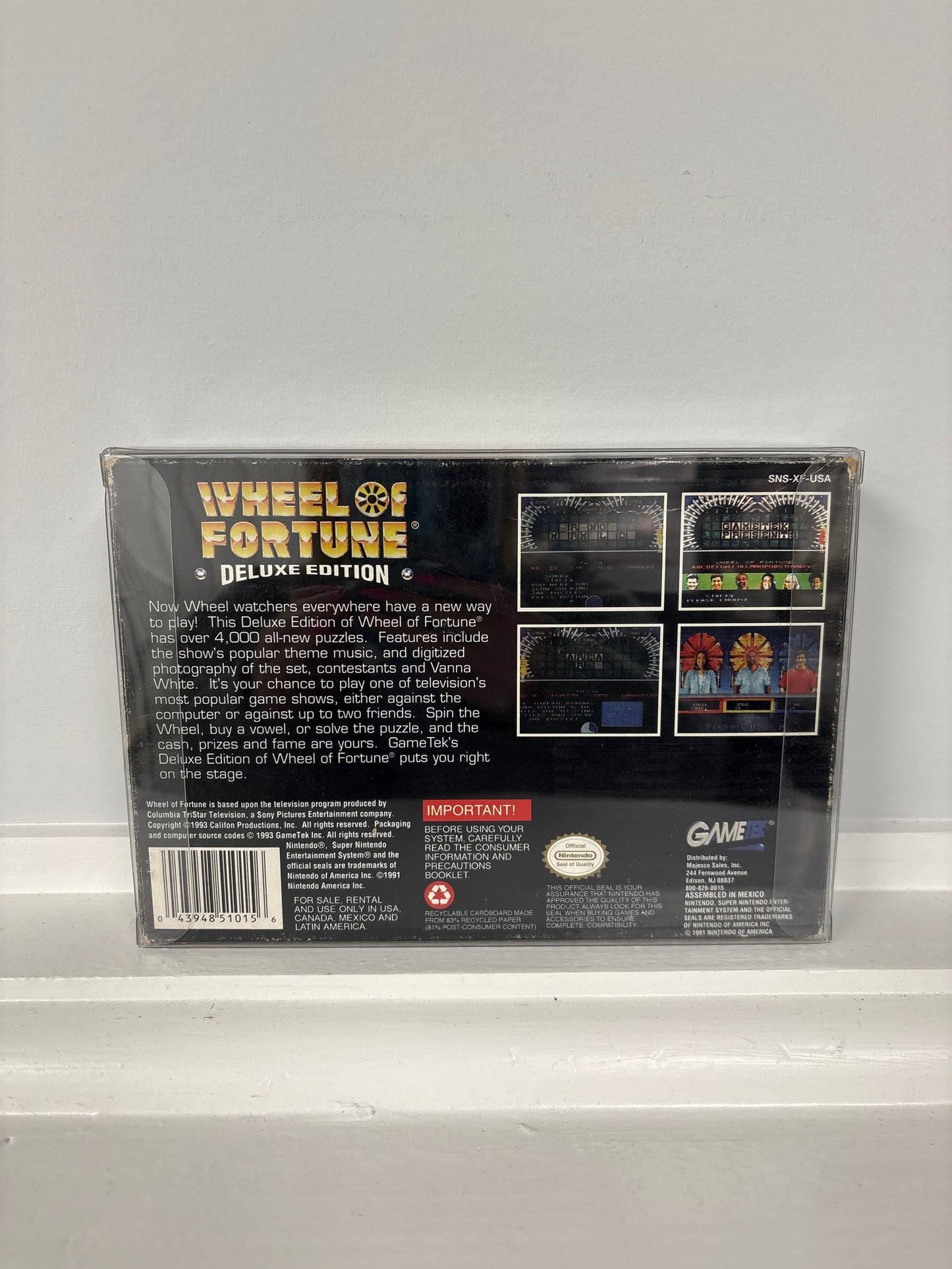 Wheel of Fortune Deluxe Edition - Super Nintendo