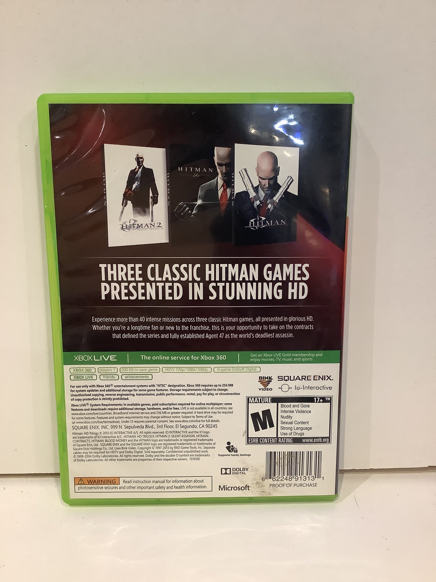 Hitman HD Trilogy - Xbox 360
