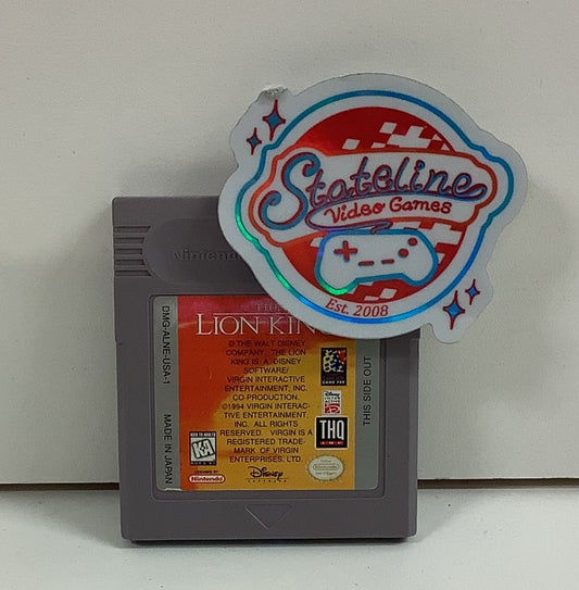 The Lion King - GameBoy