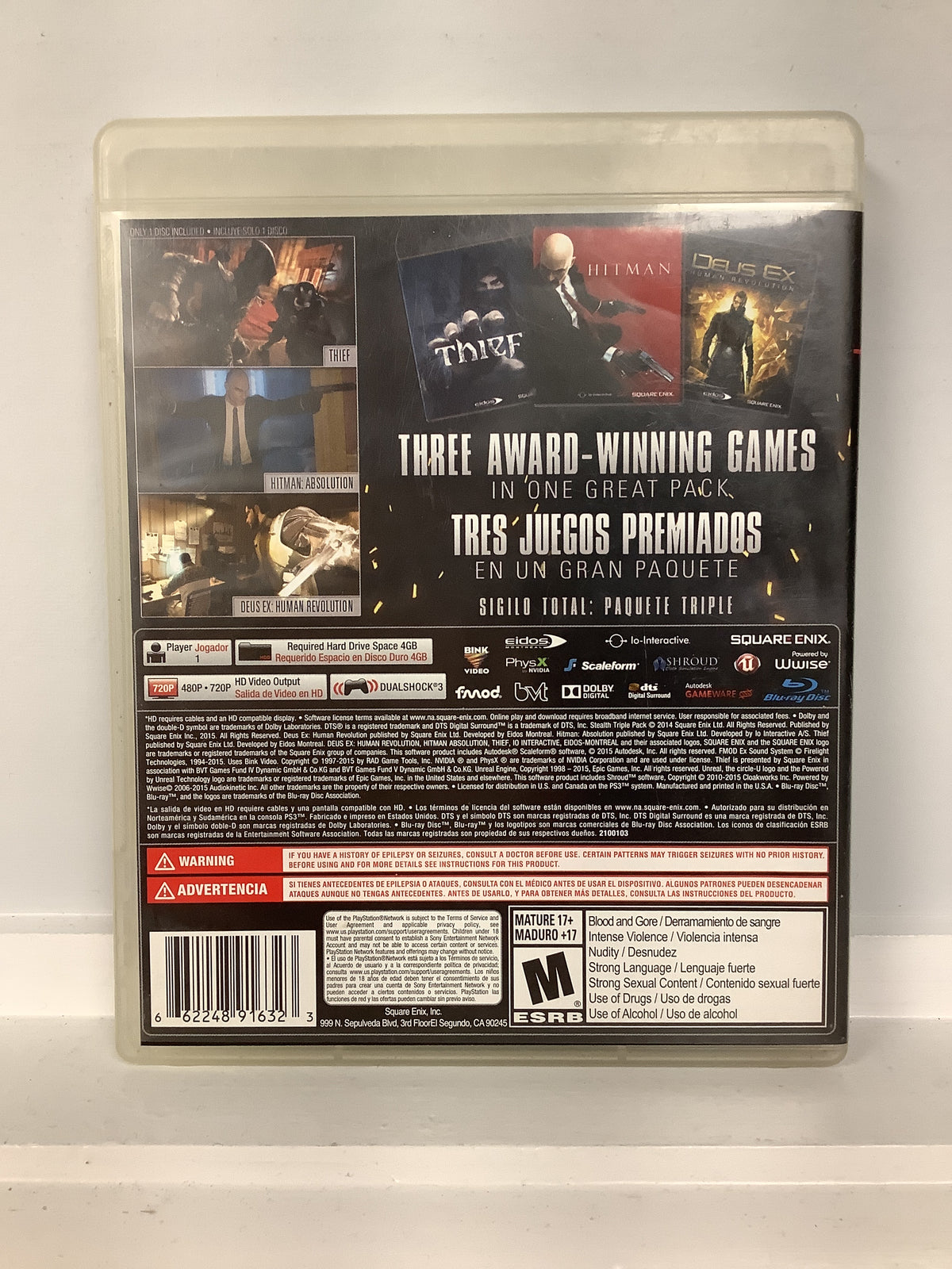 Ultimate Stealth Triple Pack - Playstation 3
