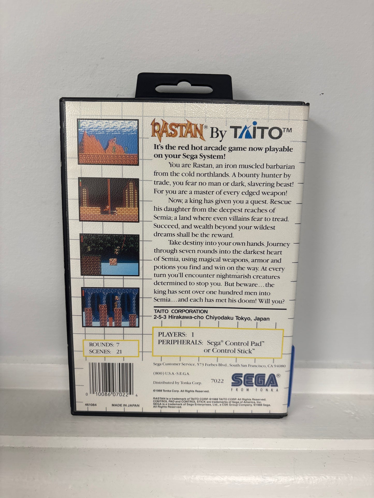 Rastan - Sega Master System