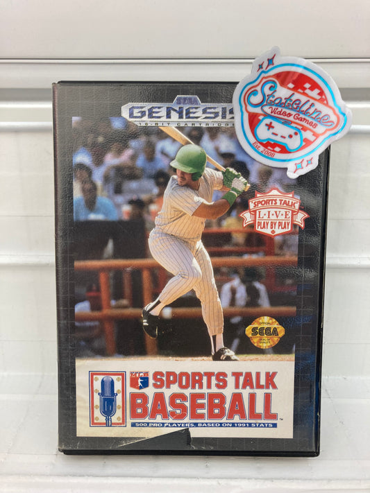 Sports Talk Baseball - Sega Genesis