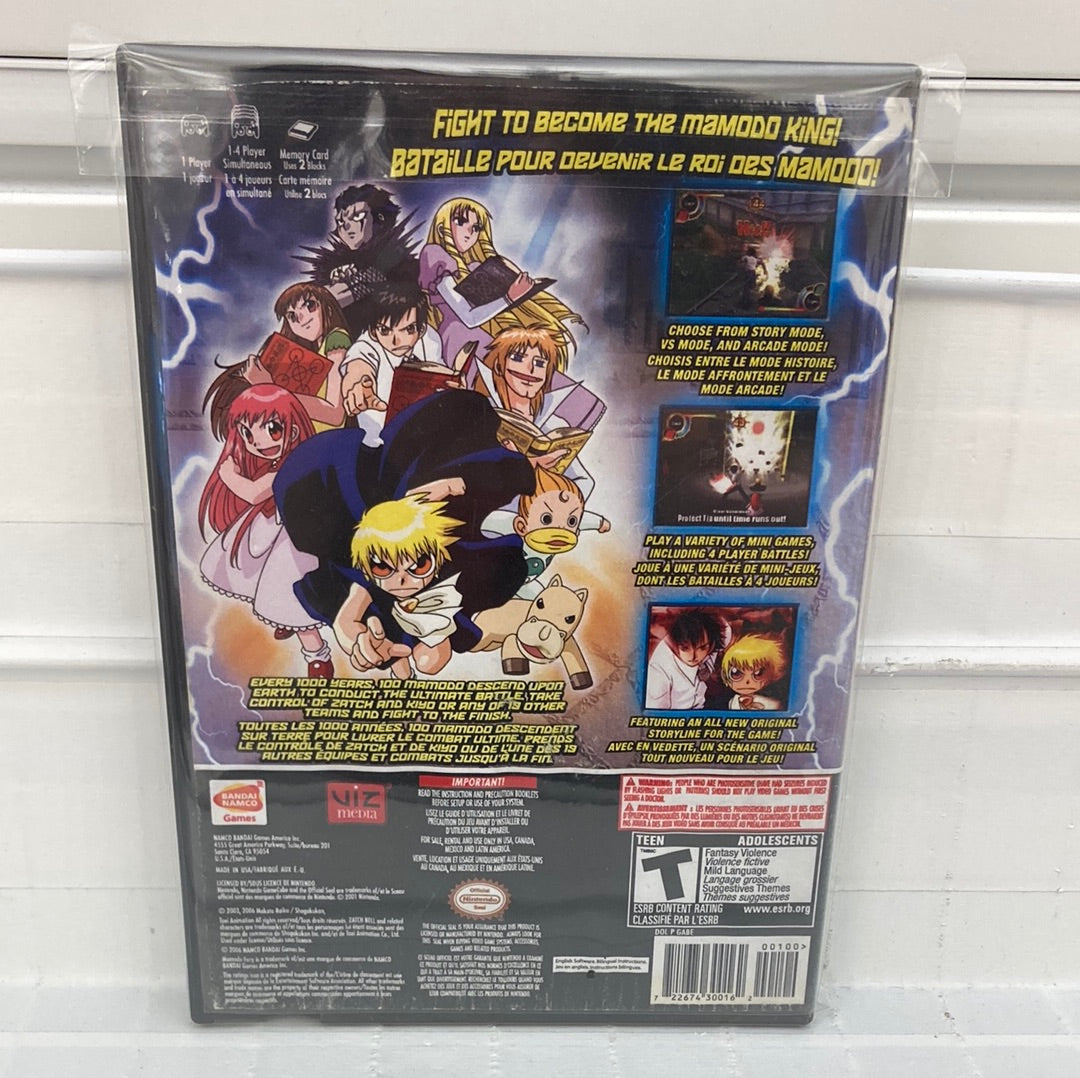 Zatch Bell Mamodo Fury for offers Nintendo GameCube