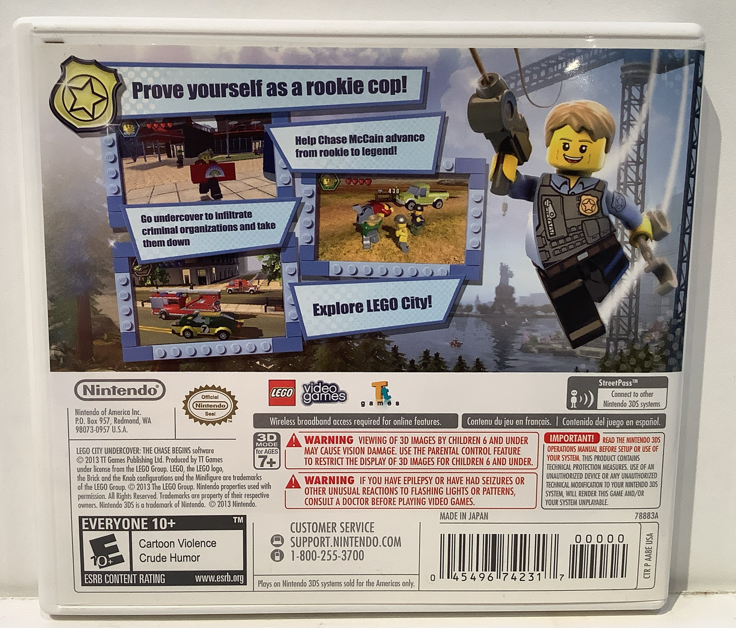 LEGO City Undercover: The Chase Begins - Nintendo 3DS