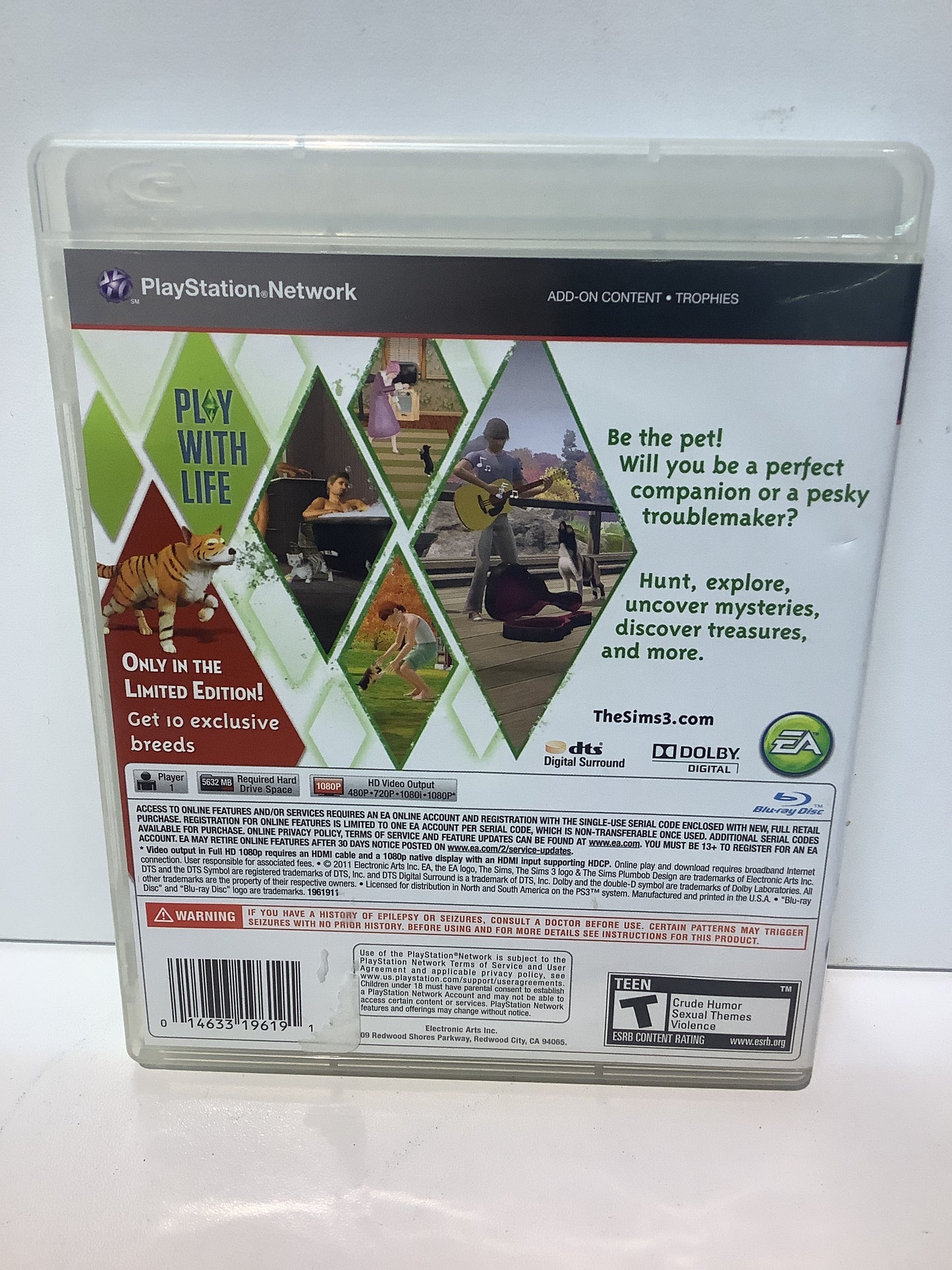 The Sims 3: Pets [Limited Edition] - Playstation 3