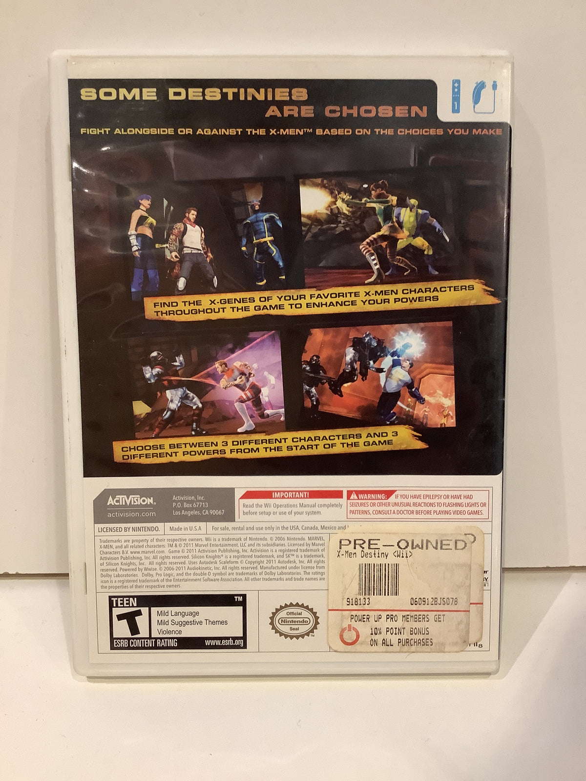 X-Men: Destiny - Wii