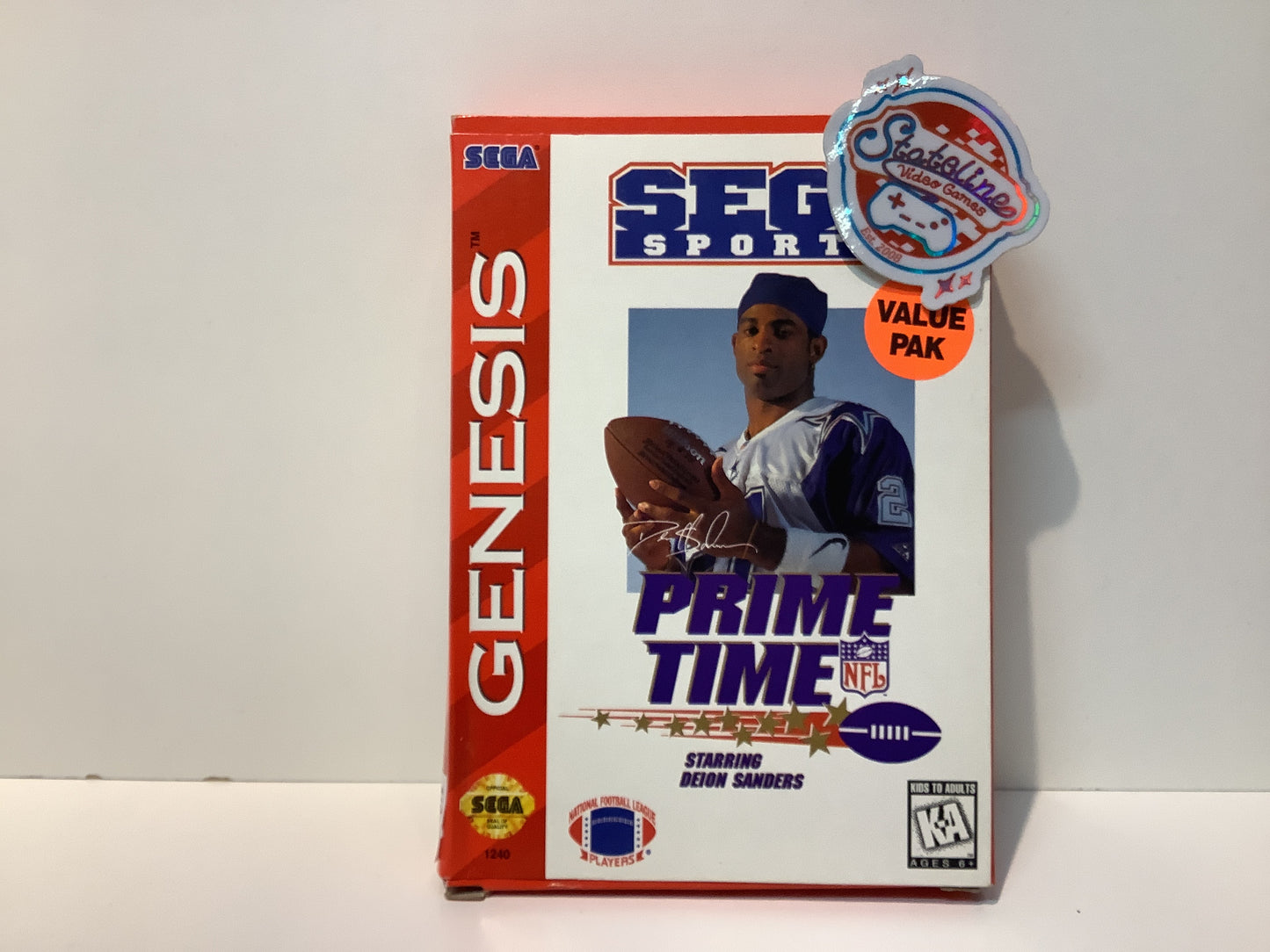 Prime Time NFL Football starring Deion Sanders - Sega Genesis