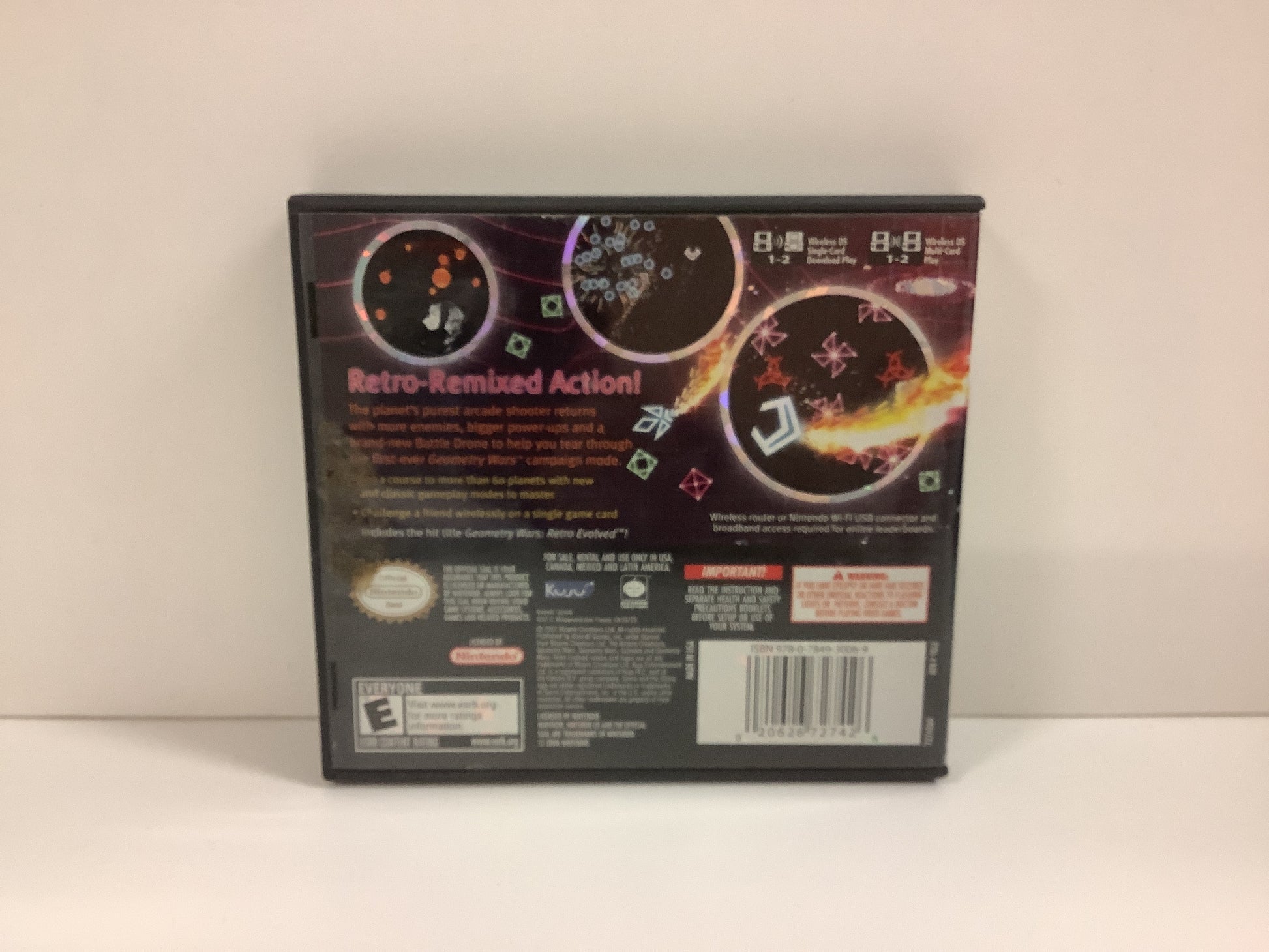 Geometry Wars Galaxies Nintendo DS Stateline Artwork